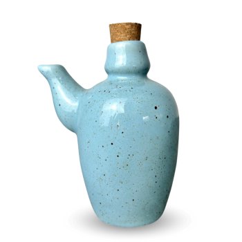 Jarra Porta Shoyu com Rolha 210ml Azul Mesclado Sapporo