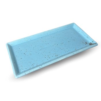 Travessa Retangular 22cm Azul Mesclado Sapporo