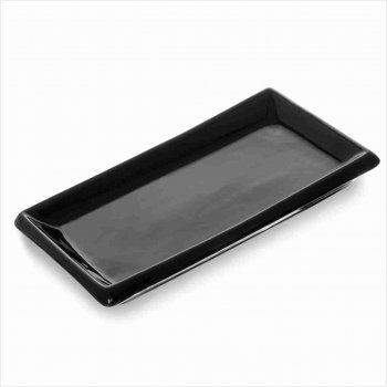 Travessa Retangular 22cm Preto Sapporo