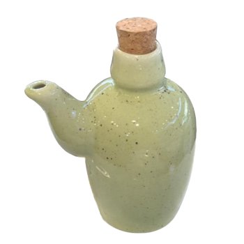 Jarra Porta Shoyu com Rolha 210ml Verde Mesclado Sapporo